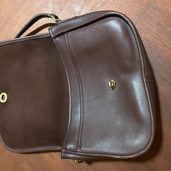 Vintage Coach City Bag in Brown 9790 - Picture 5 of 14
